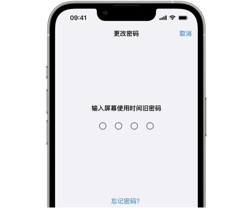 淮阳iPhone屏幕维修分享iPhone屏幕使用时间密码忘记了怎么办 