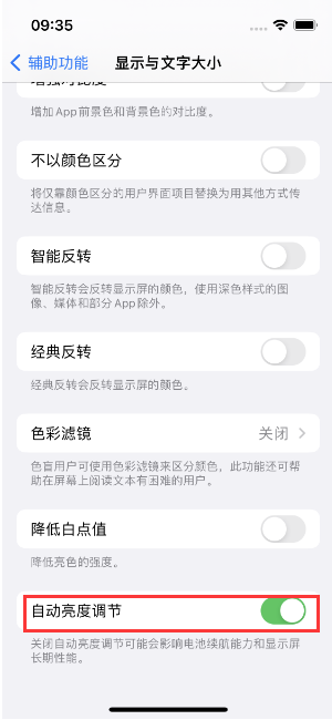 淮阳苹果15维修店分享iPhone 15 Pro系列屏幕亮度 