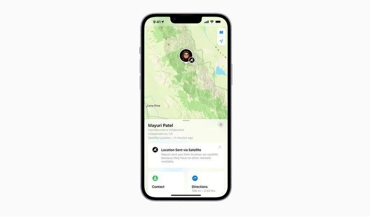 淮阳苹果14维修分享iPhone14系列中 FindMy功能通过卫星分享位置方法教程 