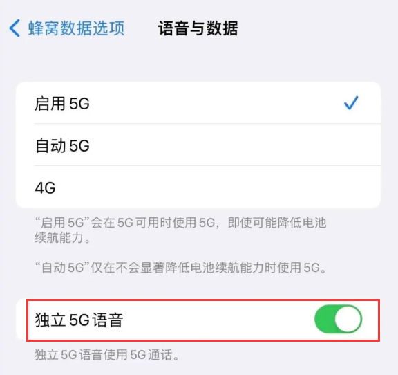 淮阳苹果14维修分享iPhone 14 Pro如何开启VoNR 