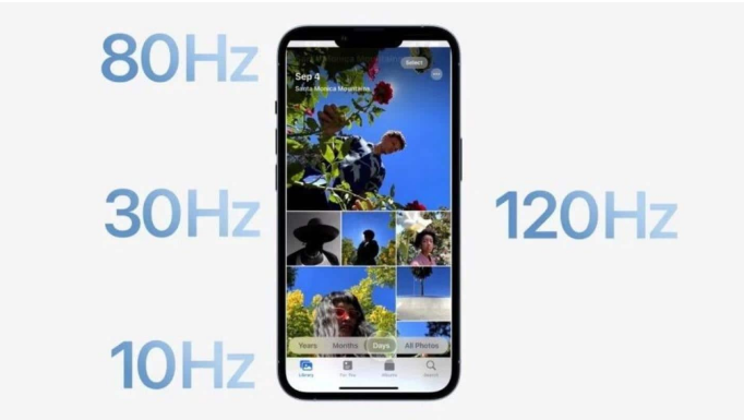 淮阳苹果14维修分享iPhone 14有高刷吗 